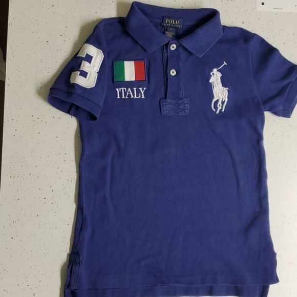 Boys Polo Ralph Lauren Italy 🇮🇹short sleeve polo shirt 👕